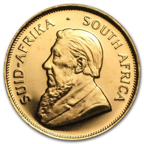Aurum Craft gold coin featuring a profile of Paul Kruger, South Africa's former president, in BU con.